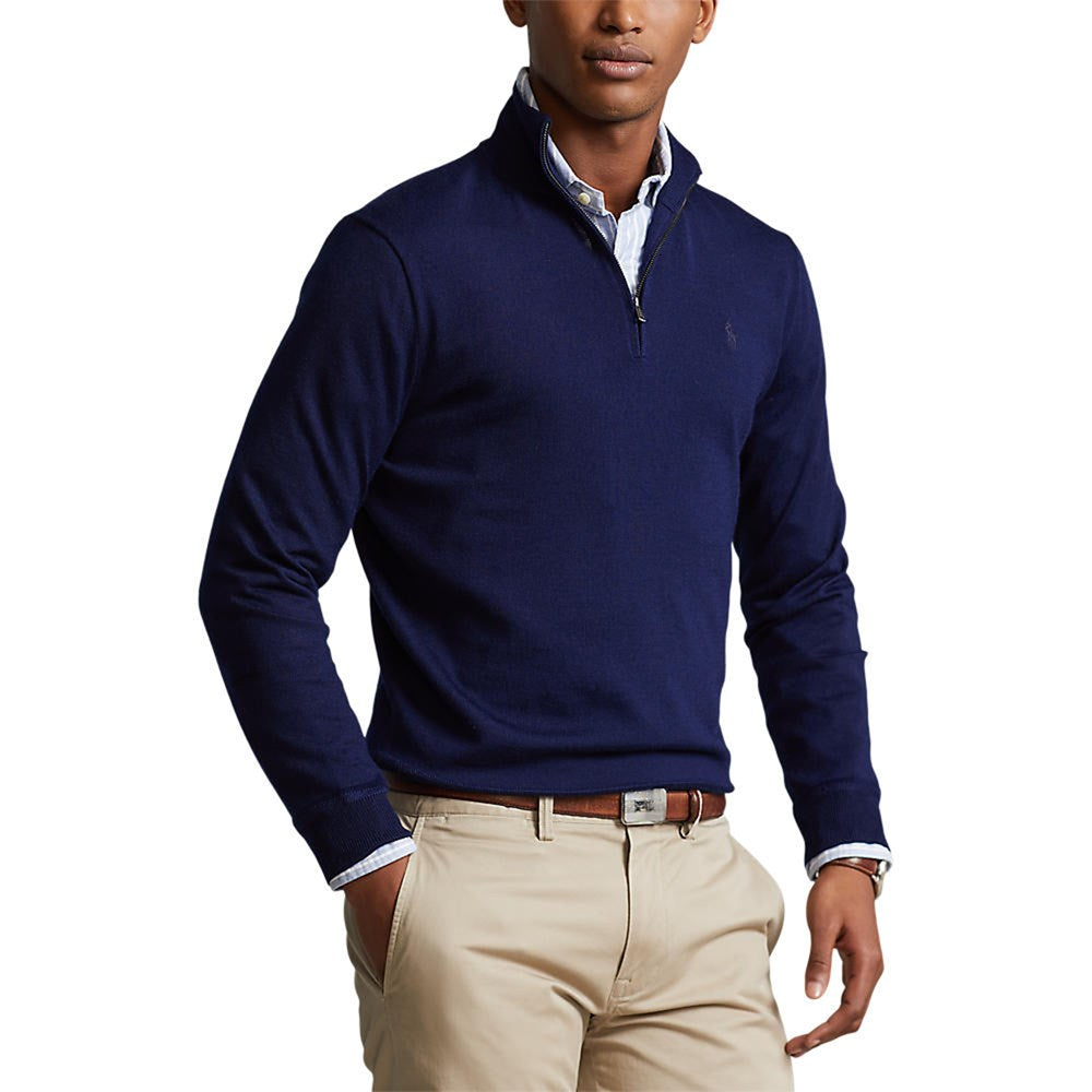 Polo Golf Ralph Lauren Half Zip Knit - French Navy