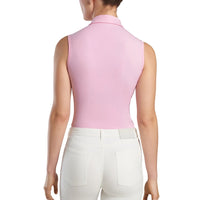 G/Fore Women's Featherweight Sleeveless Polo - Lilac