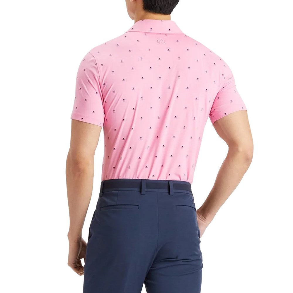 G/Fore Skull & T's Ice Nylon Slim Fit Golf Polo - Starburst