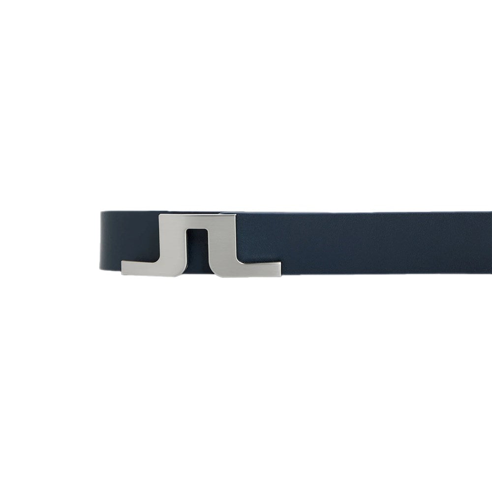 J.Lindeberg Bridger Leather Golf Belt - JL Navy