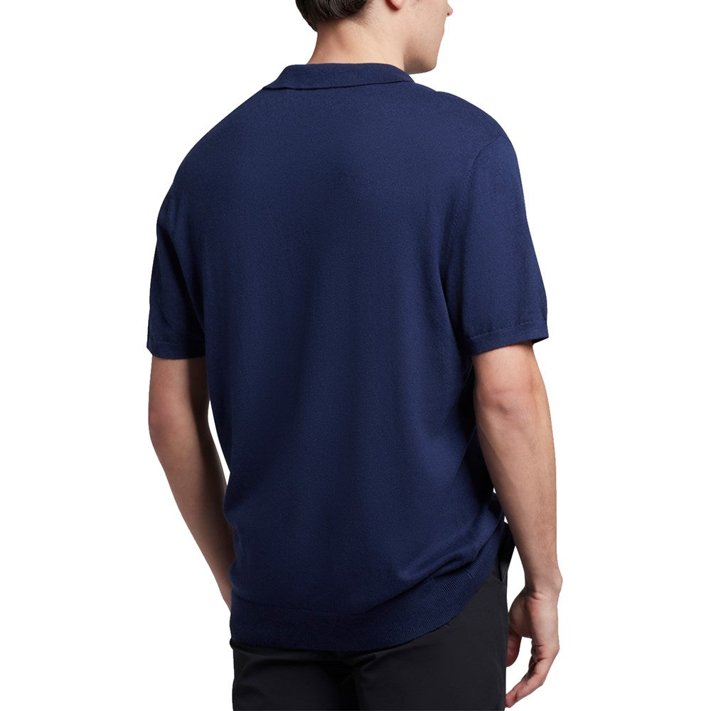 Lyle & Scott Golf Player Knitted Polo - Navy