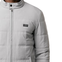 Travis Mathew Interlude Puffer Golf Jacket - Heather Sleet