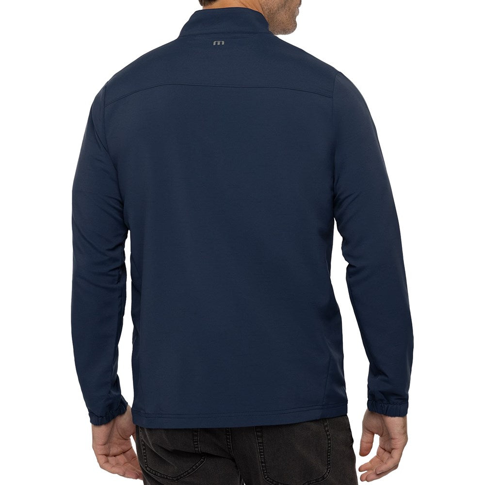 Travis Mathew Fiesta Friday Full Zip Golf Jacket - Dress Blue