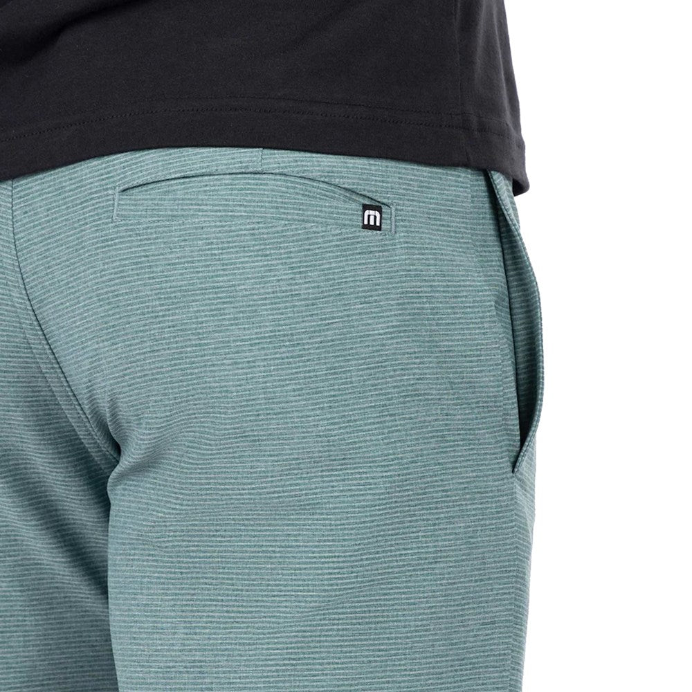 Travis Mathew Sand Harbor Golf Shorts - Heather Silver Pine