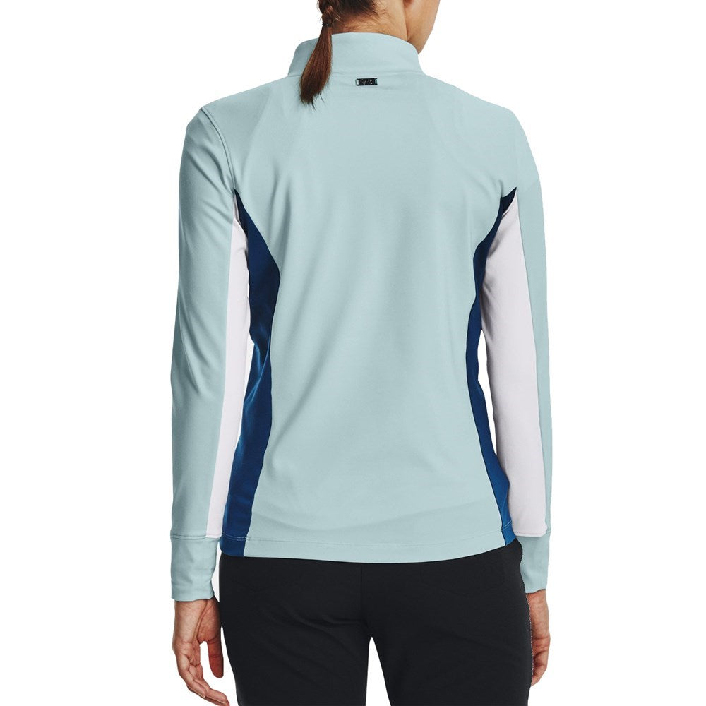 Under Armour Women's Storm Mid -Layer Golf 1/2 Zip - Säkring Teal/White