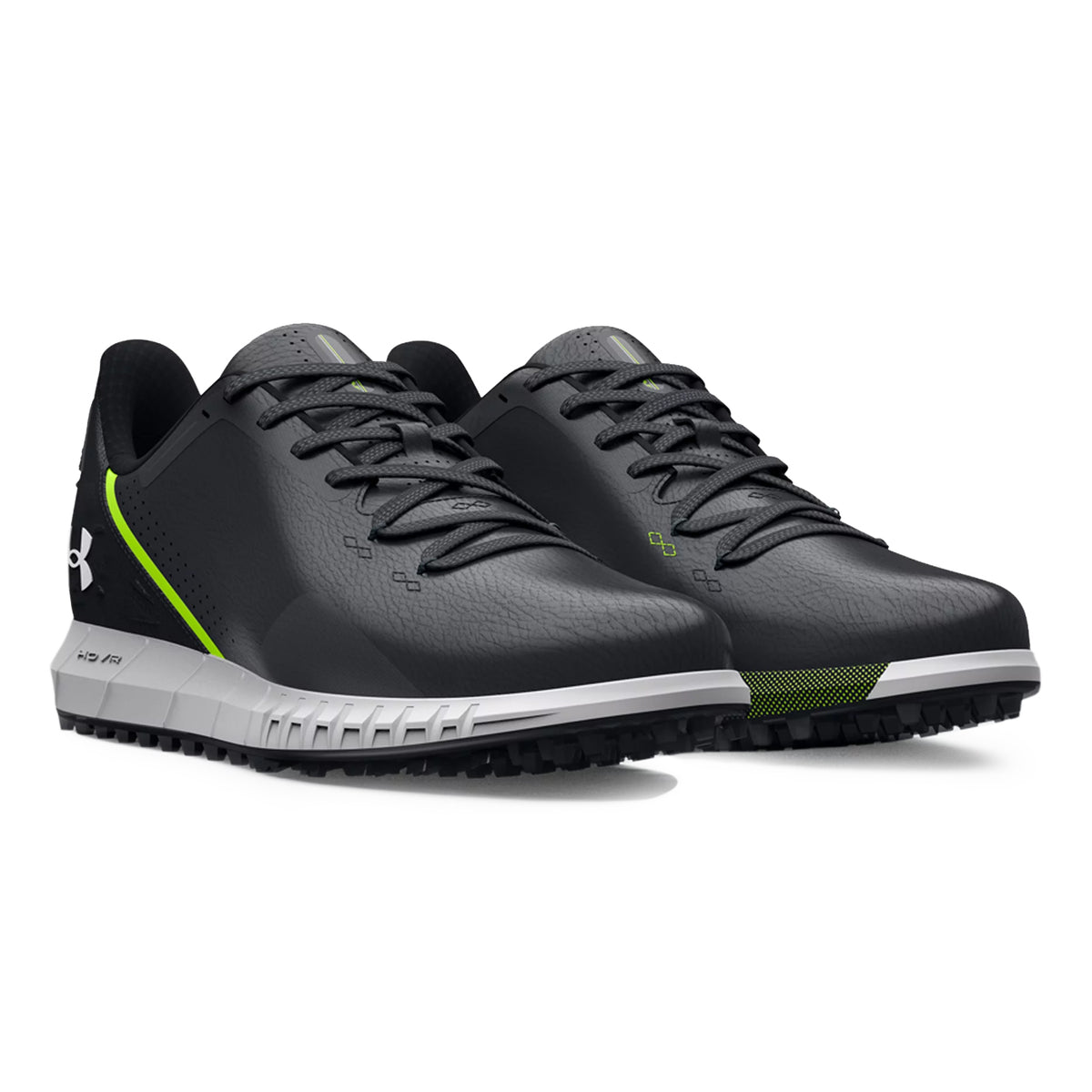 Under Armour Hovr Drive Spikeless breda (E) Golfskor - Svart/halo grå