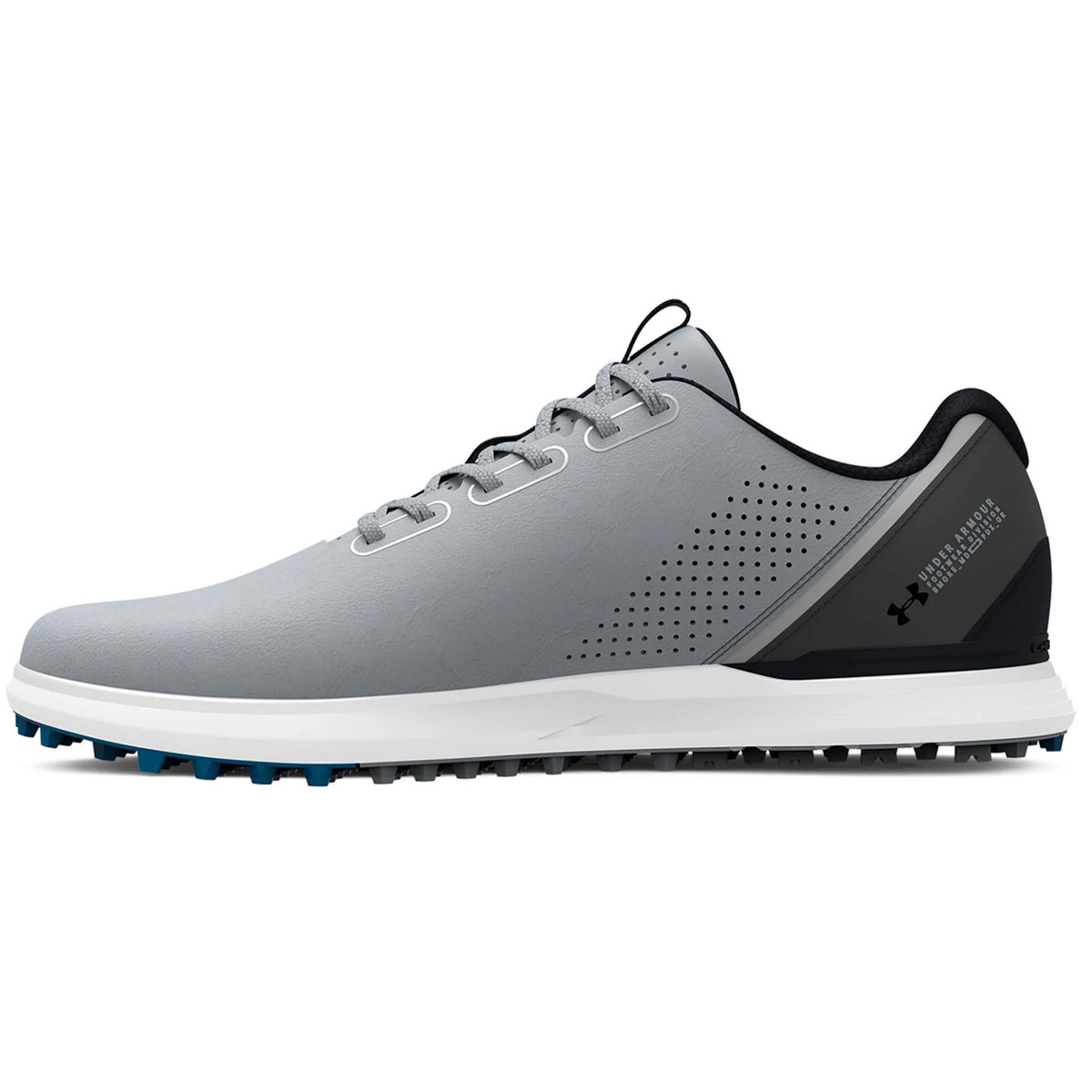 Under Armour Medal 2 breda spiklösa golfskor - Mod Grey/Jet Grey/Black