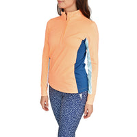 Under Armour Women's Storm Mid -Layer Golf 1/2 Zip - Afterglow/Versa Blue