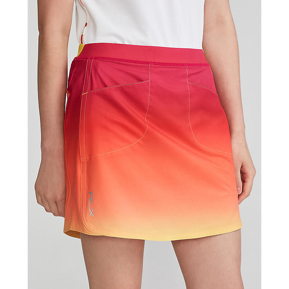 Rlx Ralph Lauren Women's Printed Aim Skort 17 " - Sunset Ombre