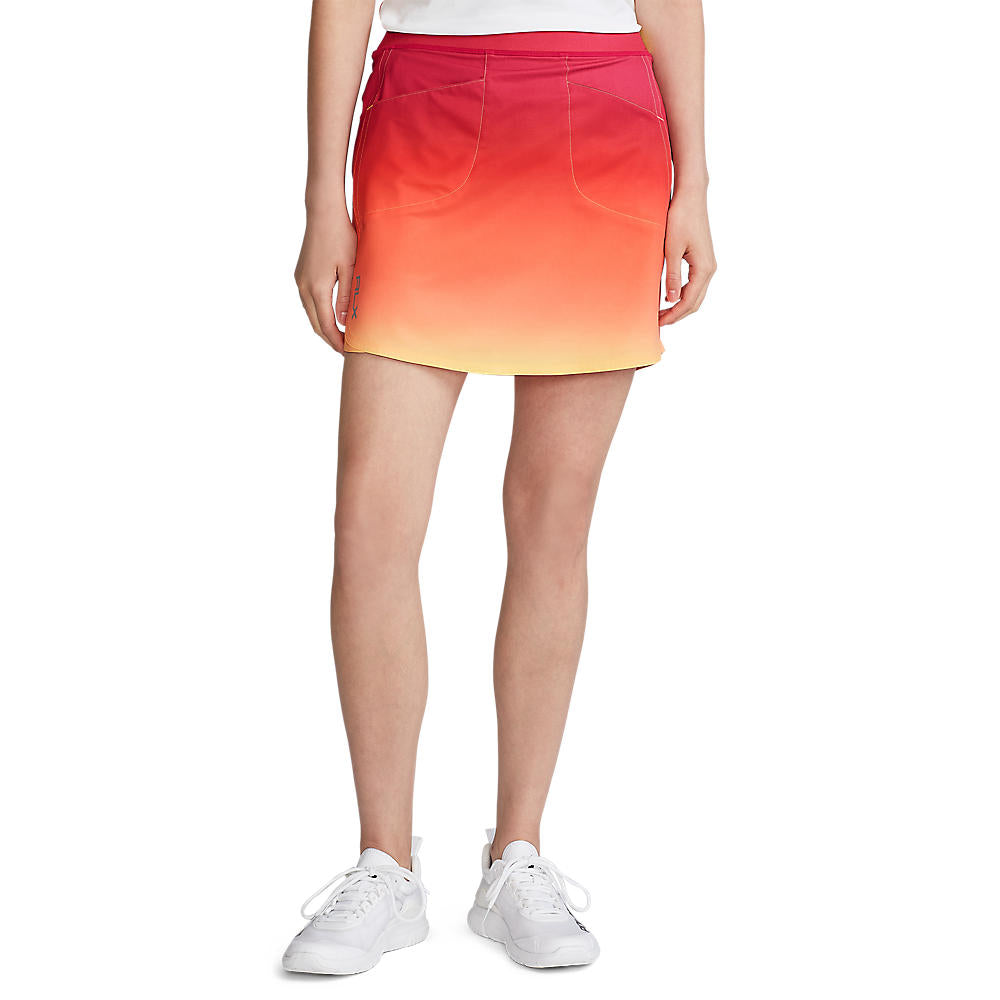 Rlx Ralph Lauren Women's Printed Aim Skort 17 " - Sunset Ombre